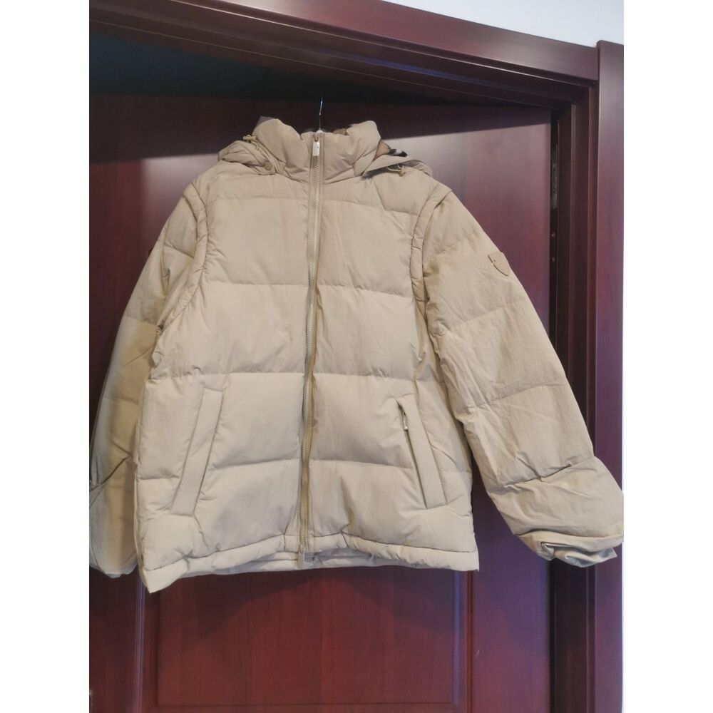 BURBERRY Down Jacket Coat For Women Detachable sleeves
